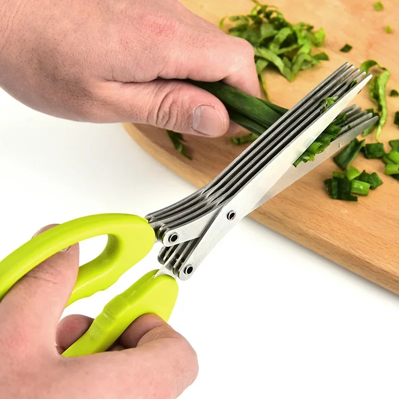 Kitchen Gadgets List - Muti-Lagen Keuken Schaar Rvs Groentensnijder Lente-ui