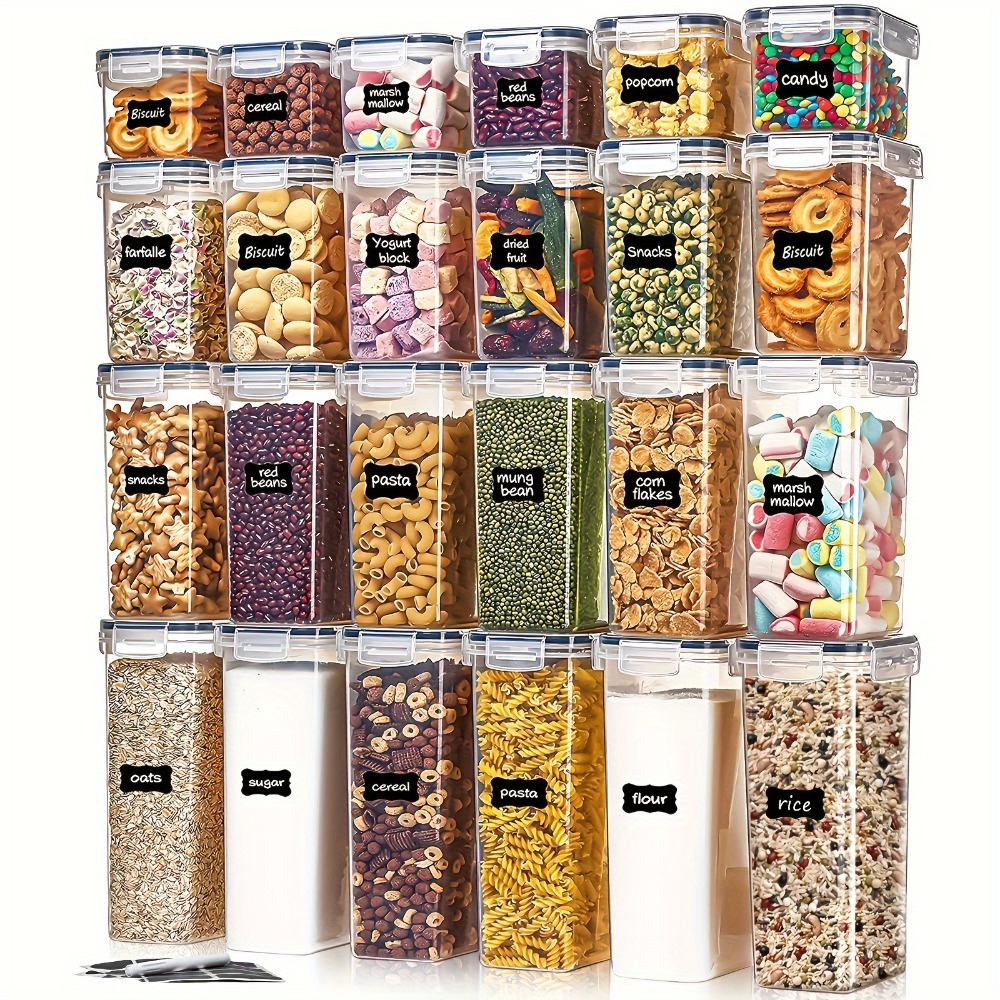 Kitchen Gadgets And Accessories - 24 Stuks Voedsel Opslag Containers 12