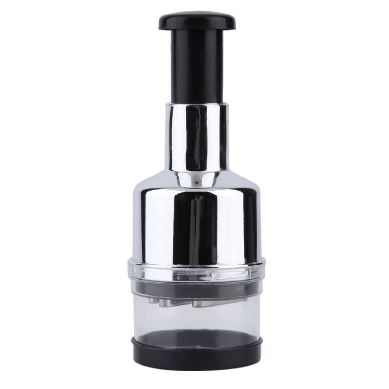 Kitchen Gadgets Vegetable Chopper - Handmatige knoflookpers, verticale handmatige snijder/hakker van