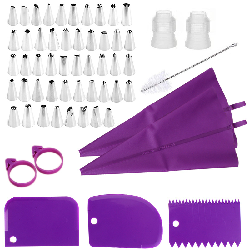 Kitchen Gadgets And Accessories - Set spuitzakken en spuitmondjes van roestvrij
