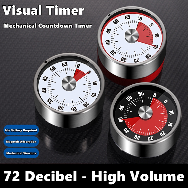 Kitchen Helper Gadgets - Countdown Herinnering Magnetische Mechanische Visuele Timers
