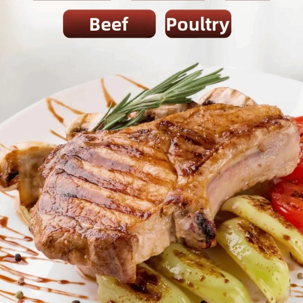 Kitchen Gadgets Modern - RVS vleesmalsmaakmaker 21-pins ultra scherpe steak