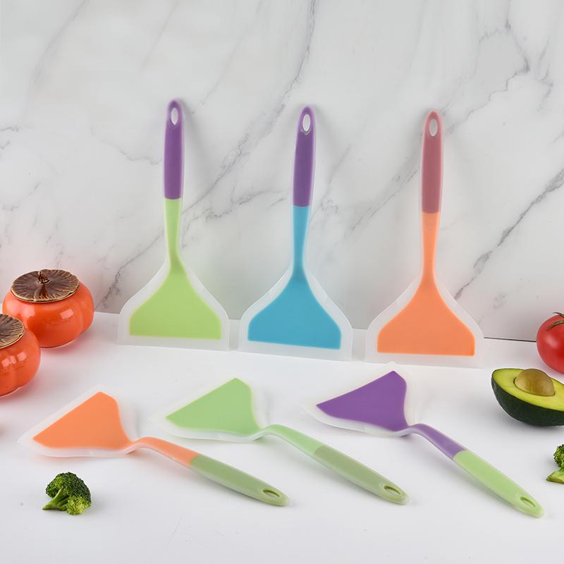 Silicone Spatula Set - 1-delige siliconen spatelset van voedingskwaliteit, hittebestendig,
