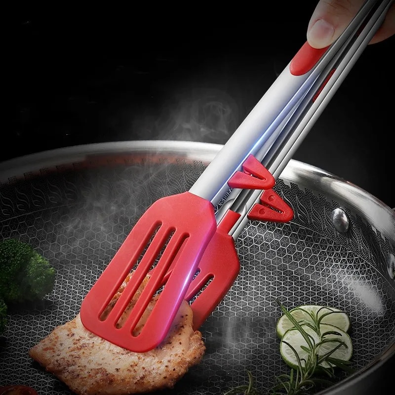 Kitchen Gadgets Gift - 9 Inche Rood met Beugel Siliconen