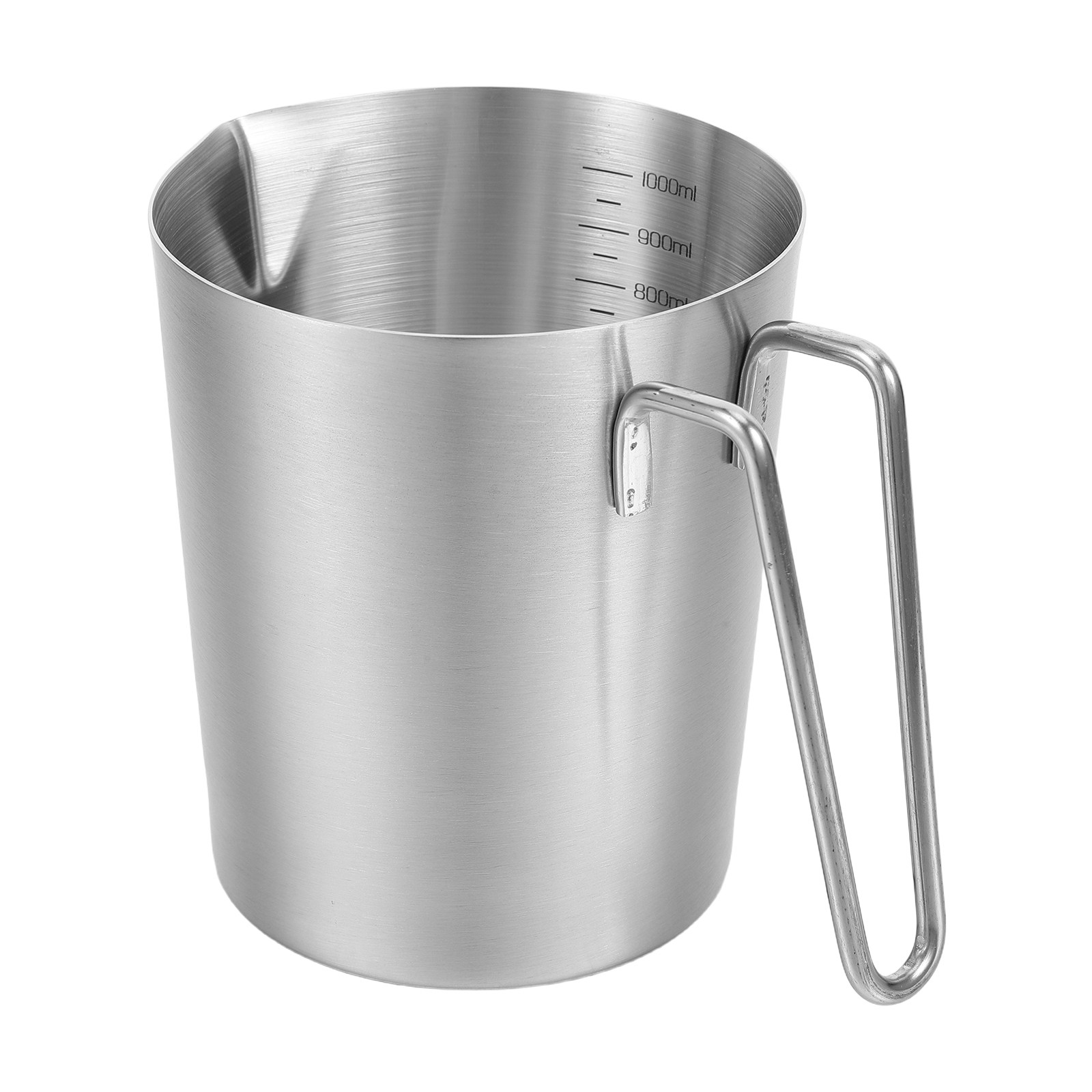 Milk Frother - RVS Maatbeker 1L Grote Vloeistofmaatbeker Ergonomische