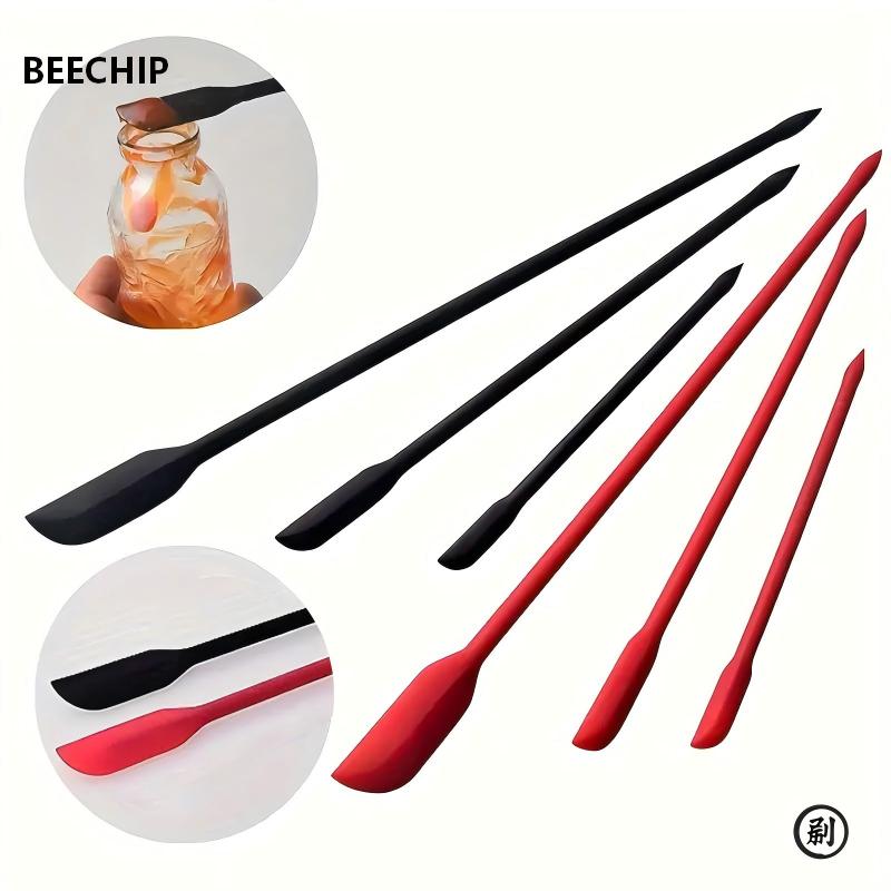 Silicone Spatula Set - 3-delige mini siliconen spatelset - hittebestendig,