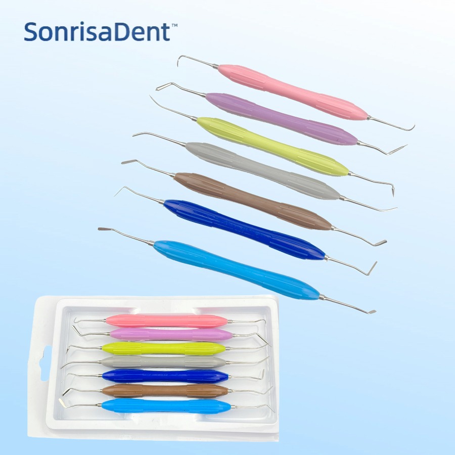 Silicone Spatula Set - Tandheelkundig gereedschap Harsspatels Composiet instrumenten Siliconen