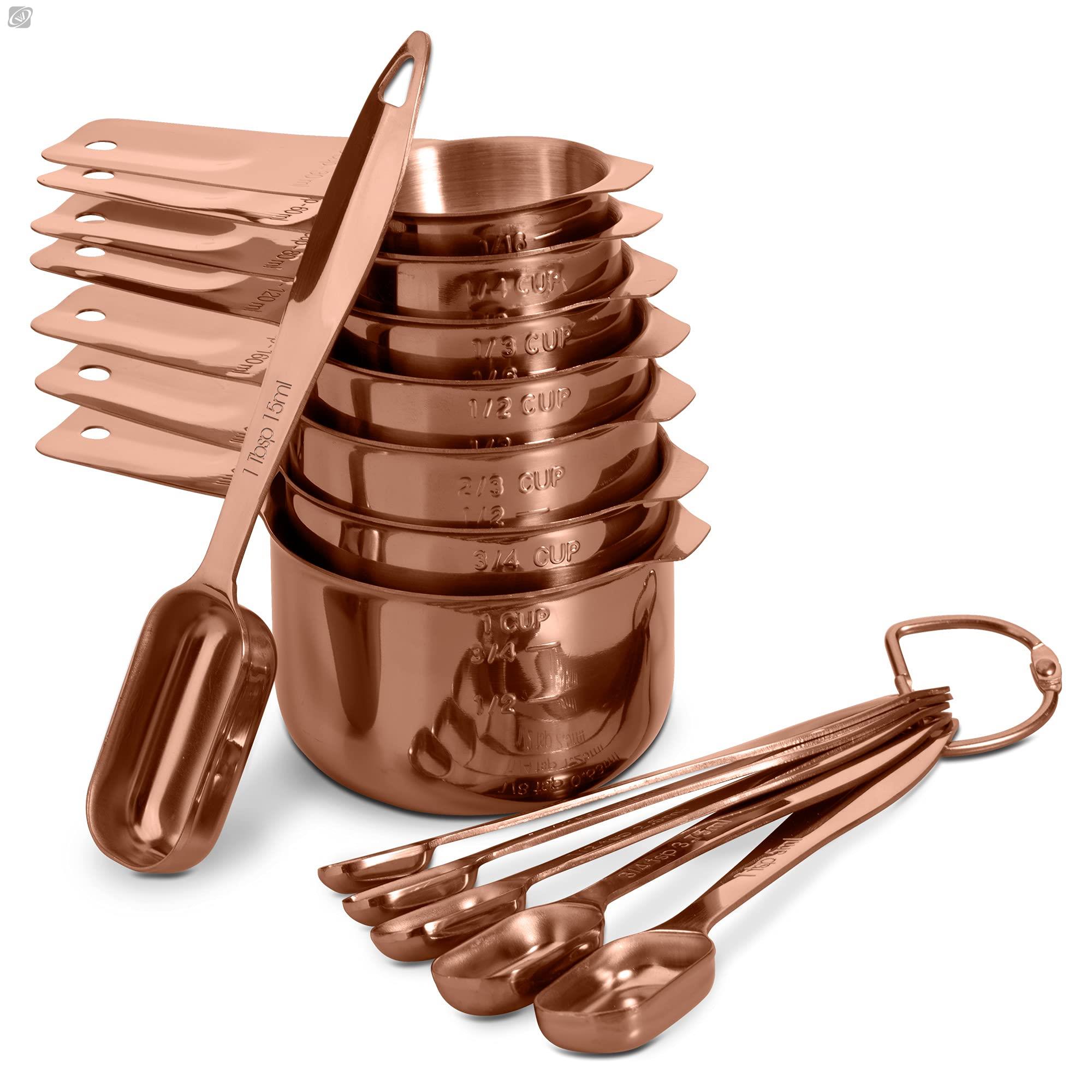Kitchen Gadgets Small - 13 Pcs Maatlepels Set Rvs Koffie