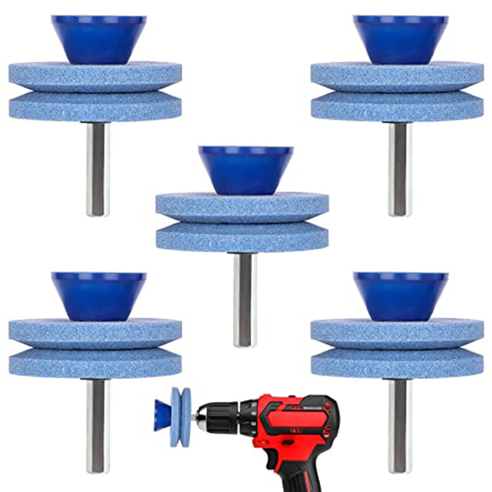 Knife Sharpener - Universele grasmaaier messen slijpset - slijpsteenwiel