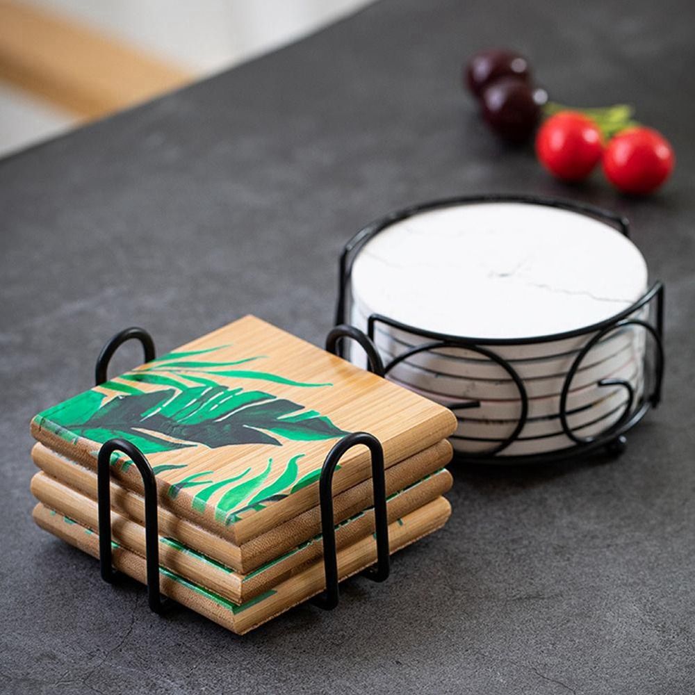 Kitchen Gadgets Rack Storage - Opbergrek voor ronde en vierkante onderzetters