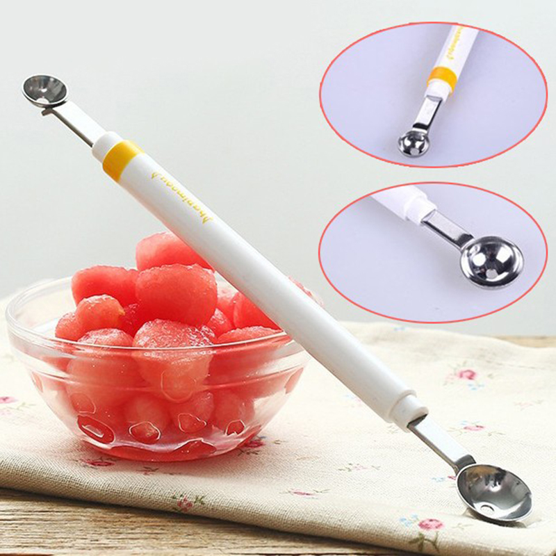 Kitchen Gadgets Everyone Needs - 1 stuk roestvrijstalen meloenballetjeslepel met dubbele
