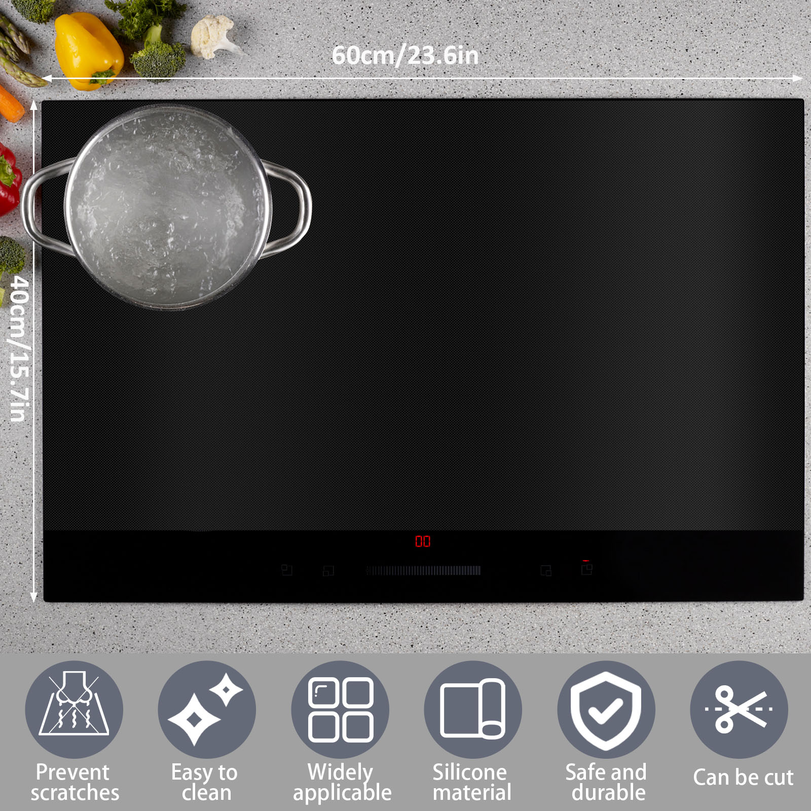 Inductiekookplaat Deksel Silic - Kitchen Gadgets List recensie en prijs