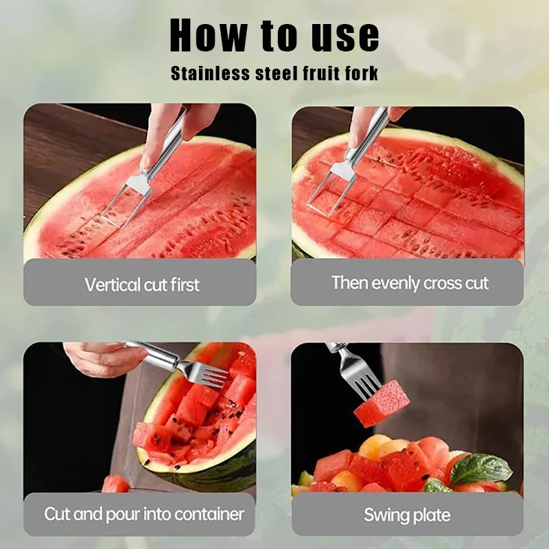 Multifunctionele Draagbare 2In - Watermelon Slicer Cutter recensie en prijs