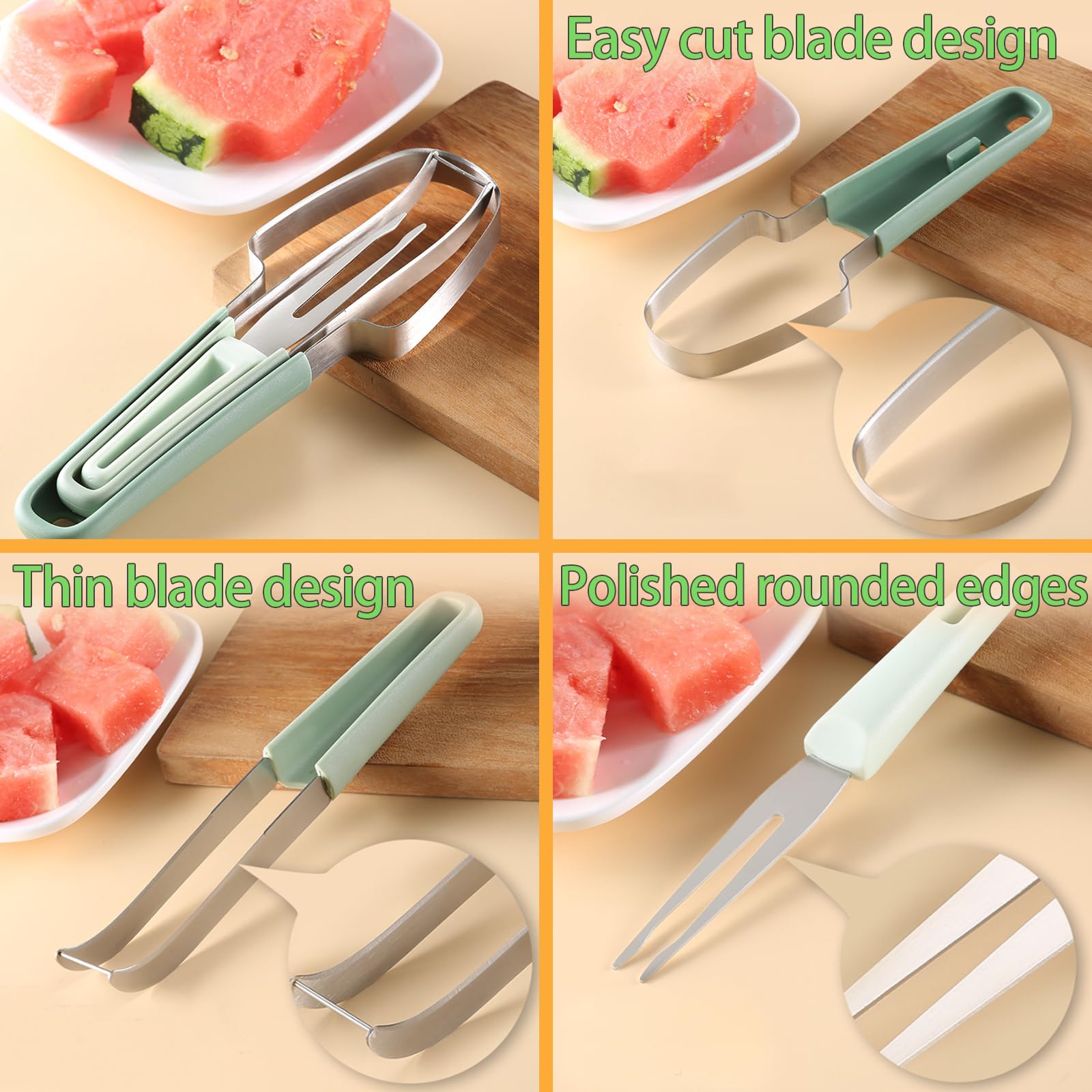 3-in-1 watermeloen vork, snijd - Watermelon Slicer Cutter recensie en prijs