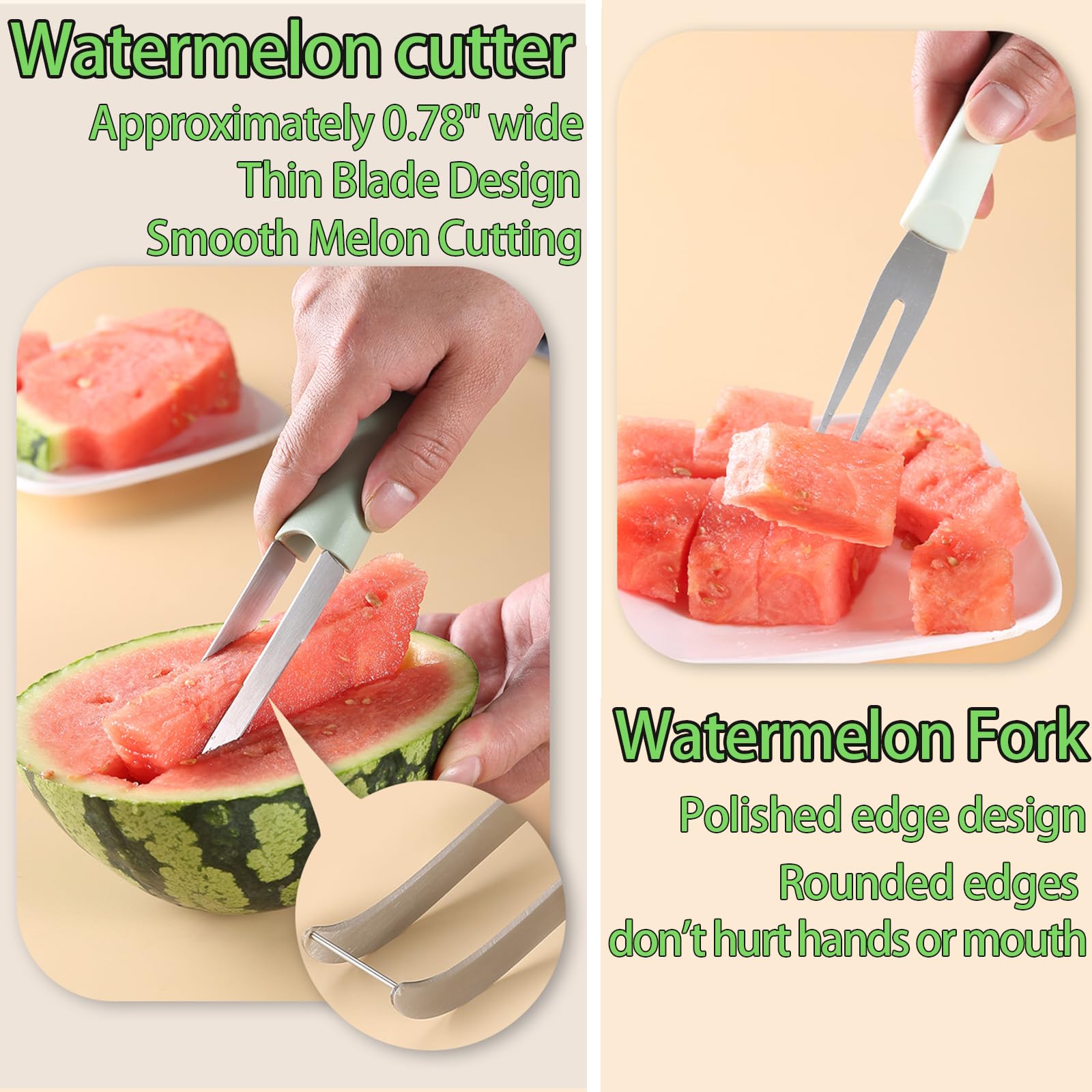 3-in-1 watermeloen vork, snijd - Watermelon Slicer Cutter recensie en prijs