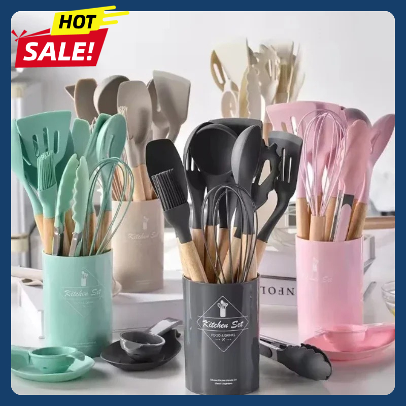 12 Stuks Siliconen Keukengerei - Silicone Spatula Set recensie en prijs