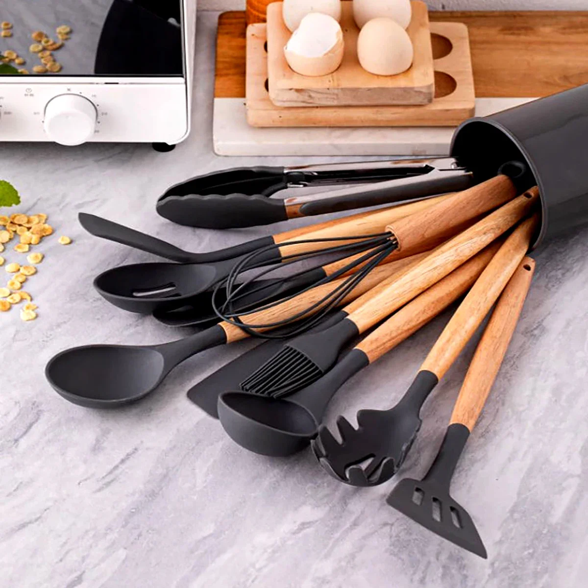12 Stuks Siliconen Keukengerei - Silicone Spatula Set recensie en prijs