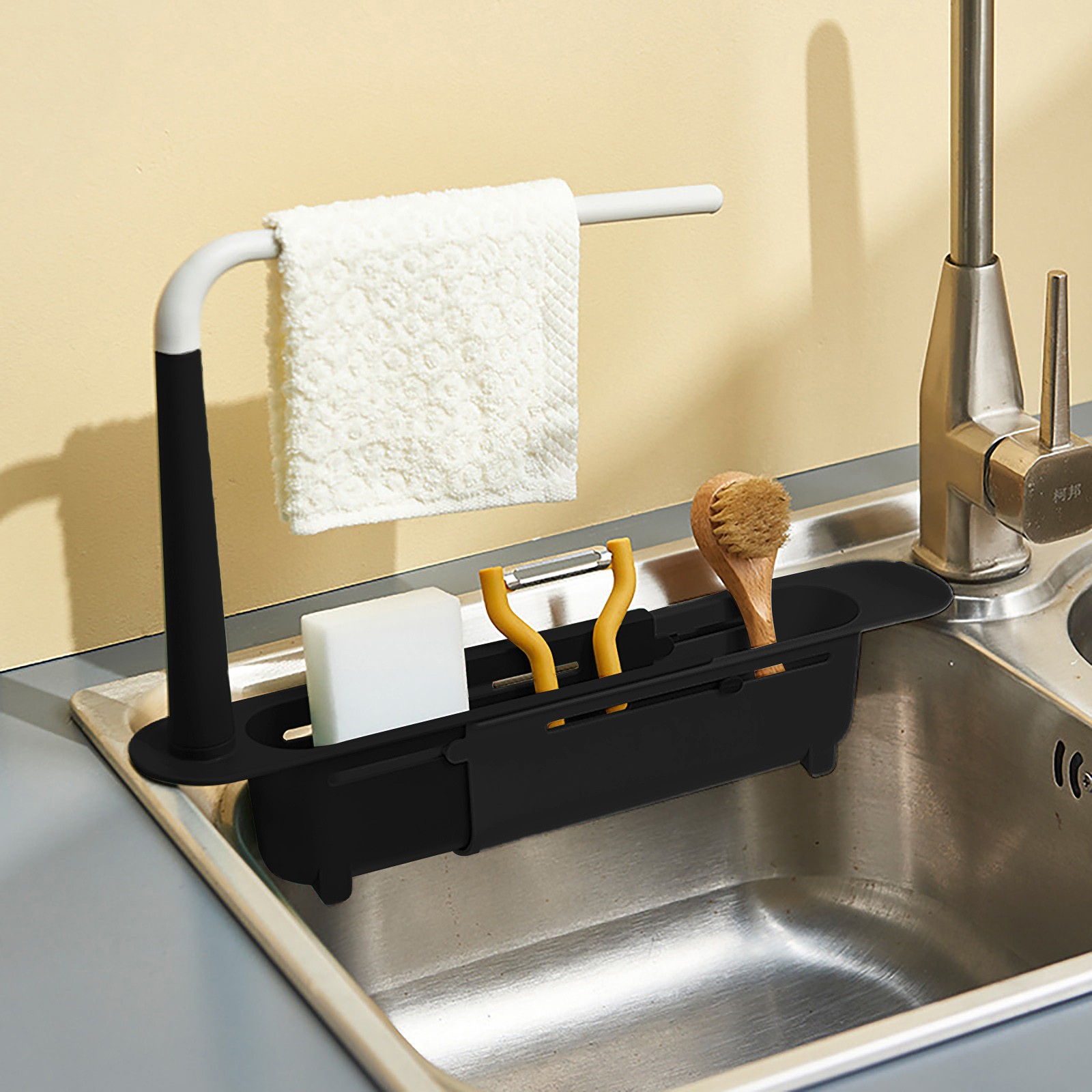Elescopische Gootsteen Plank A - Kitchen Gadgets Rack Storage recensie en prijs