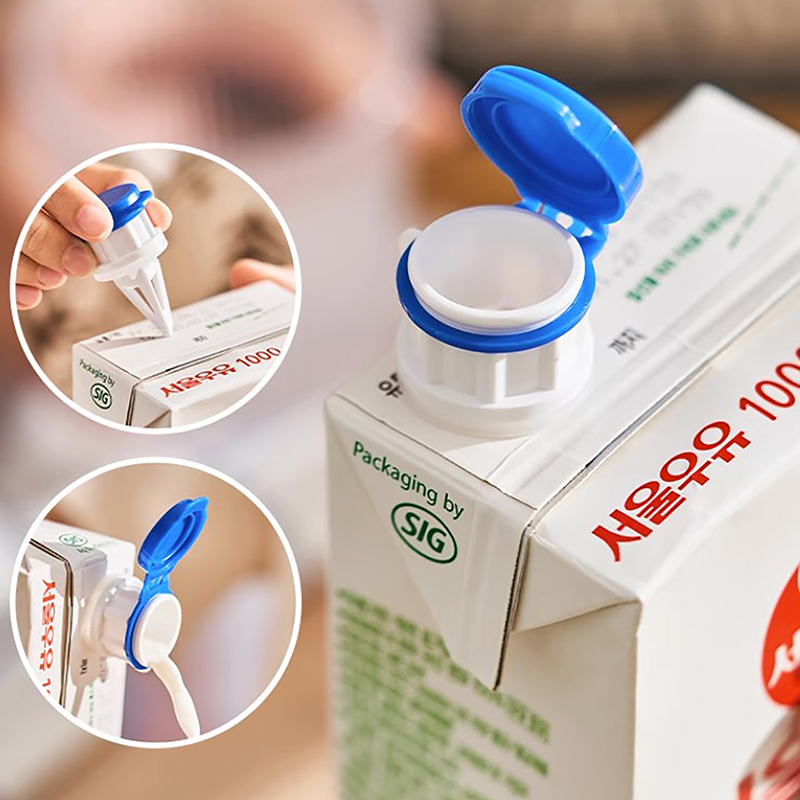 Verzegelde deksel voor melk in - Kitchen Helper Gadgets recensie en prijs