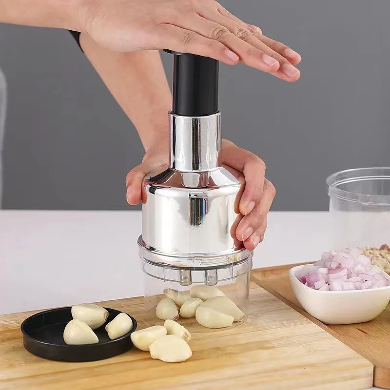 Nieuwe roestvrijstalen knofloo - Kitchen Gadgets Vegetable Chopper recensie en prijs