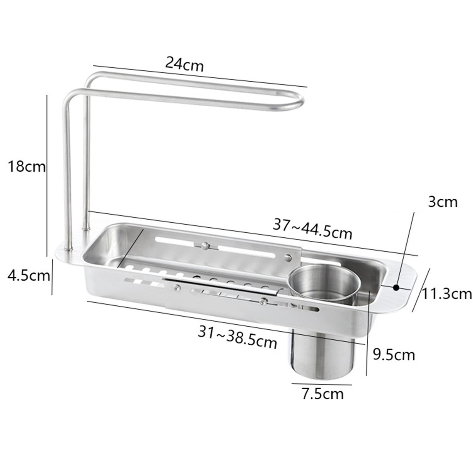Afwasrek met sponshouder, afdr - Kitchen Gadgets Rack Storage recensie en prijs