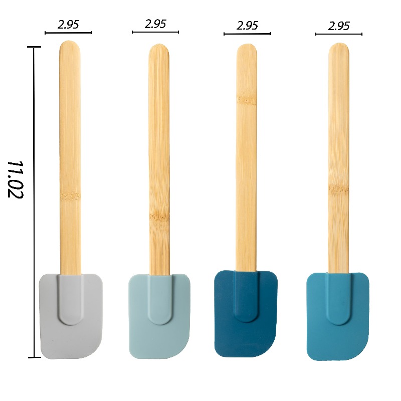 Kleurrijke siliconen spatels,  - Silicone Spatula Set recensie en prijs