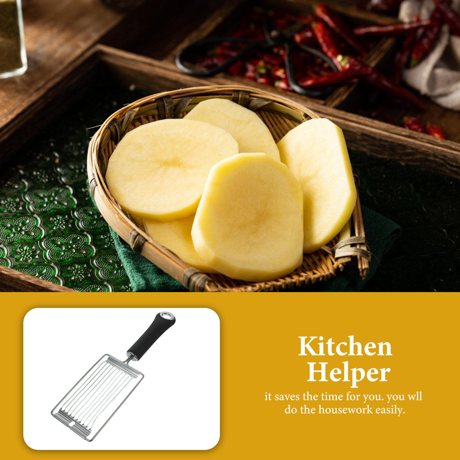Groentesnijders van roestvrij  - Kitchen Helper Gadgets recensie en prijs