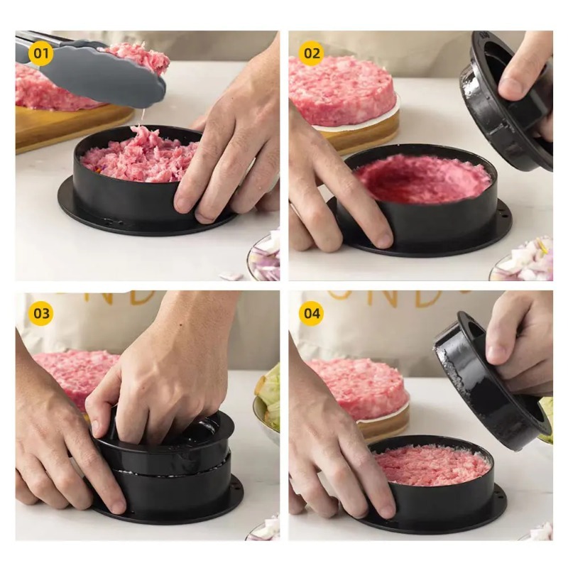 Ronde Hamburger Burgerpers Run - Kitchen Helper Gadgets recensie en prijs