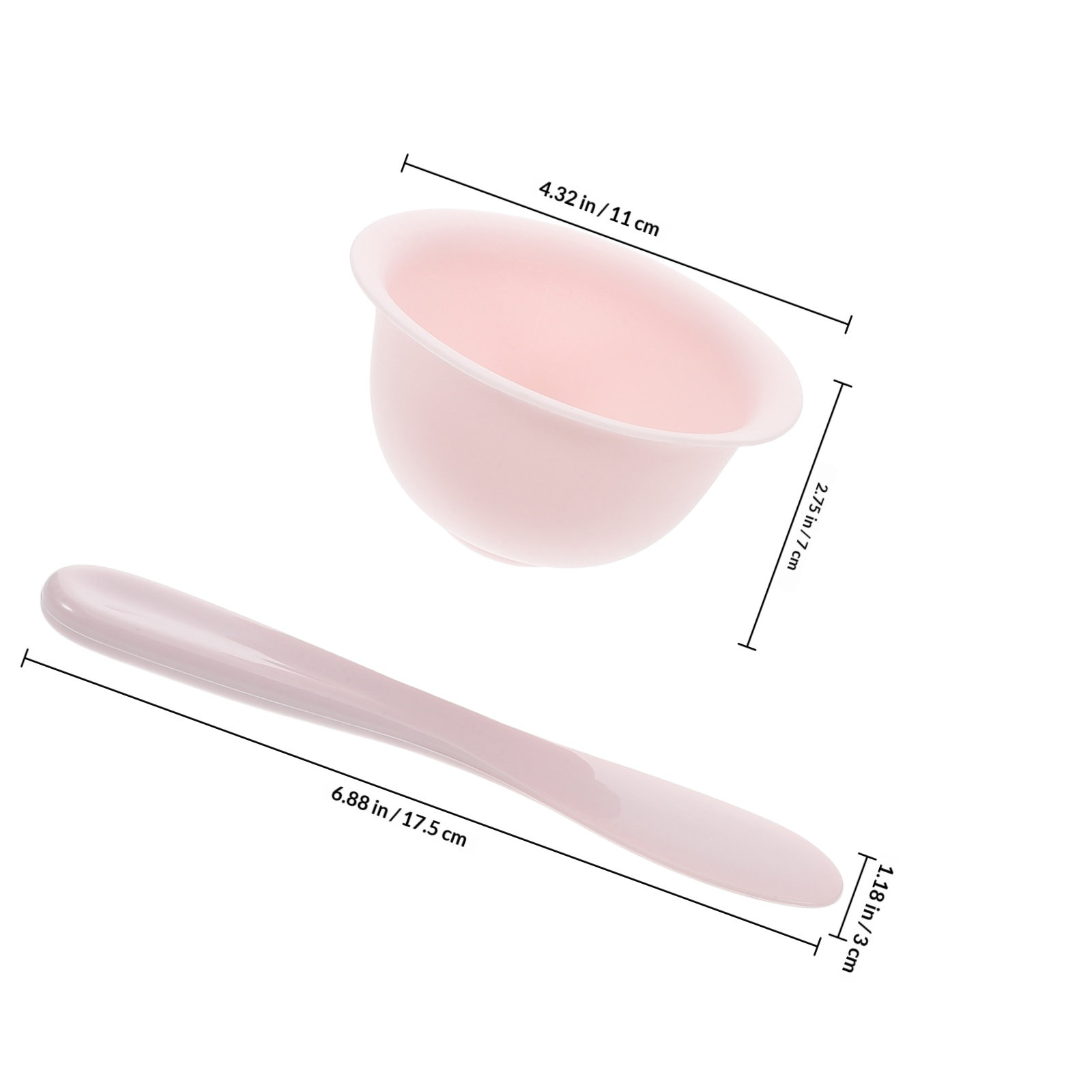 1Set siliconen gezichtsmasker  - Silicone Spatula Set recensie en prijs