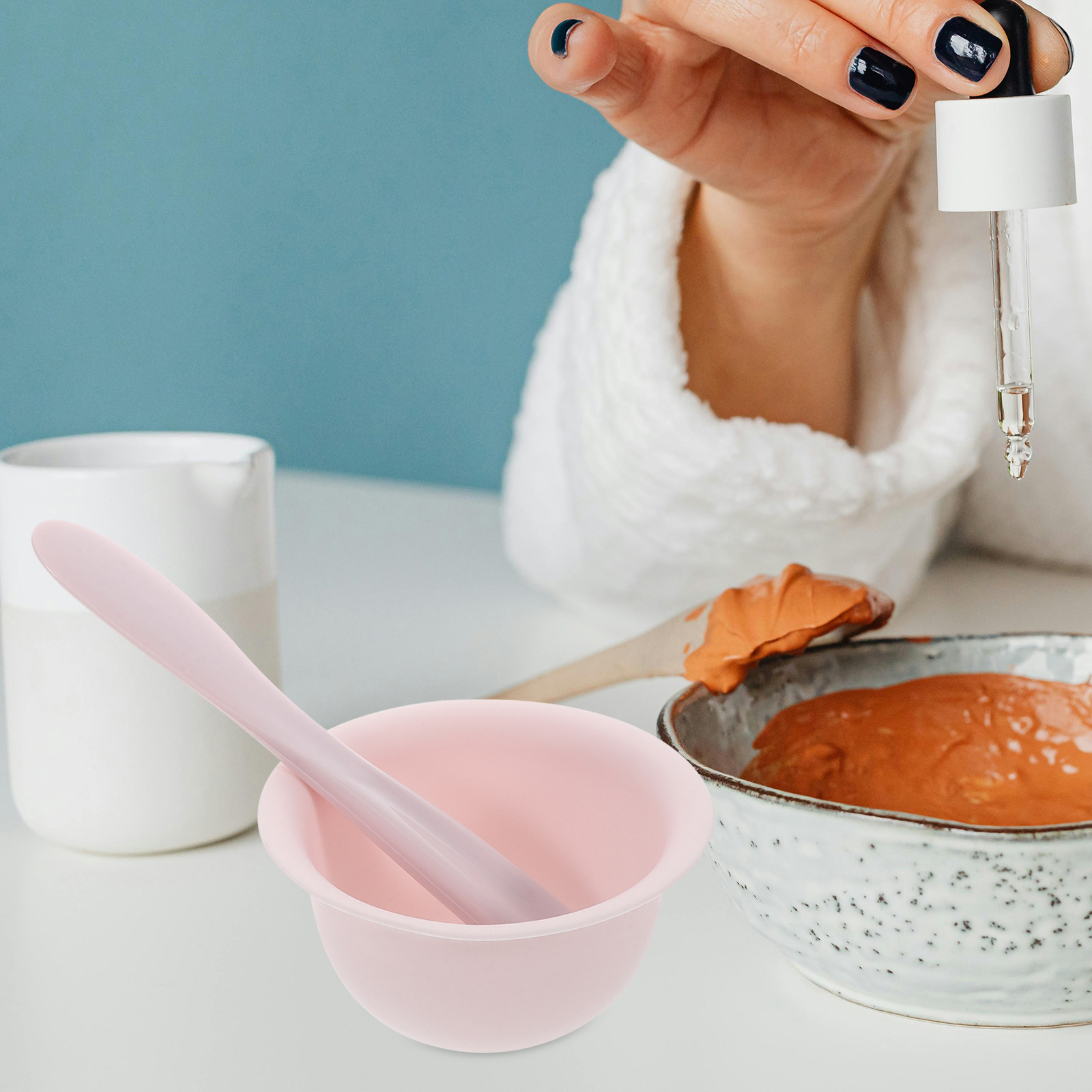 1Set siliconen gezichtsmasker  - Silicone Spatula Set recensie en prijs