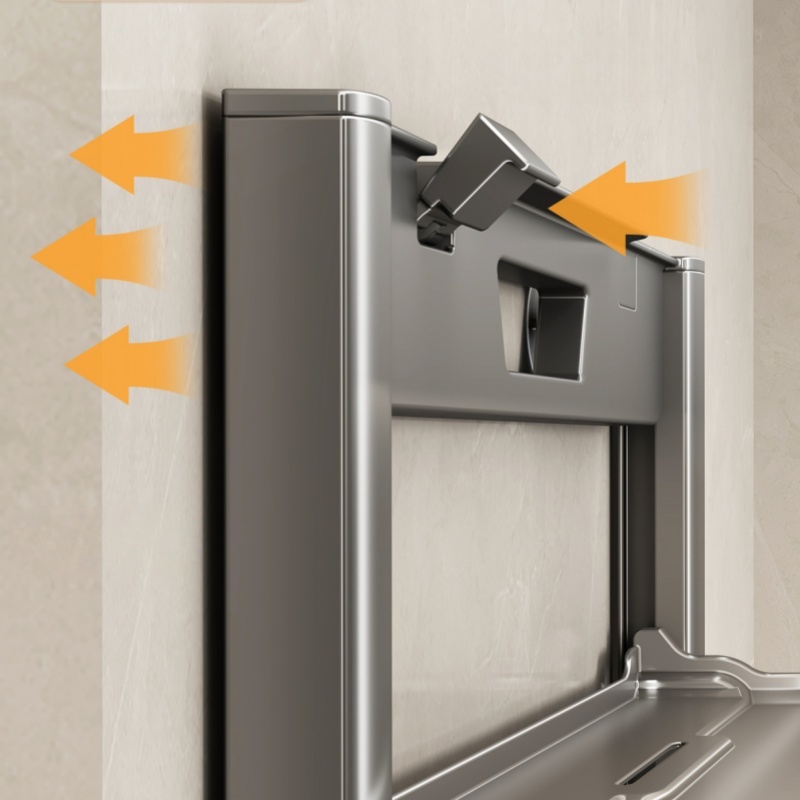 Vouwbare wandplank met zuignap - Kitchen Gadgets Rack Storage recensie en prijs