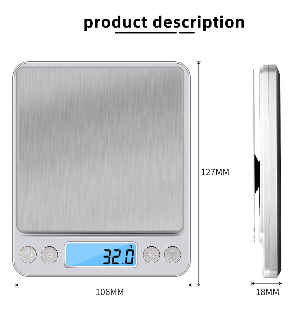 500 0,01 g/3 kg 0,1 g LCD draa - Kitchen Gadgets Small recensie en prijs